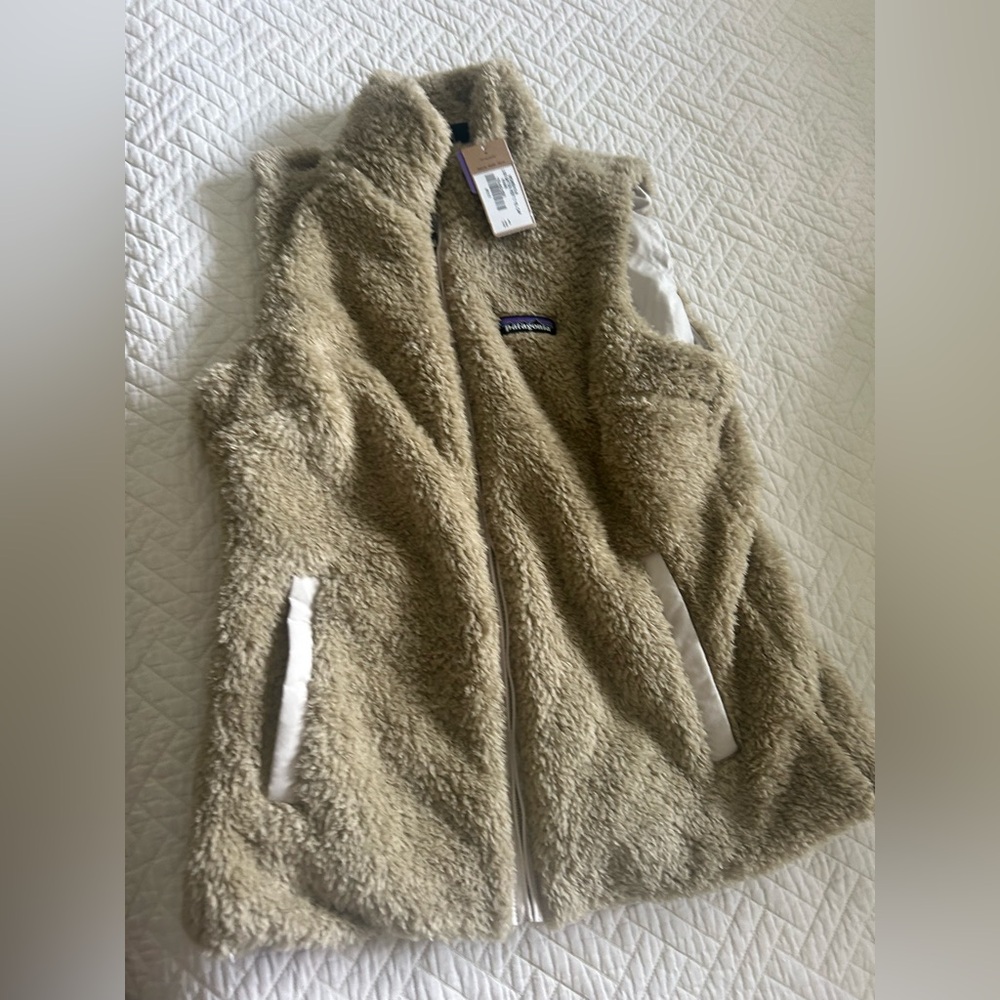 Patagonia Beige Sherpa Vest
